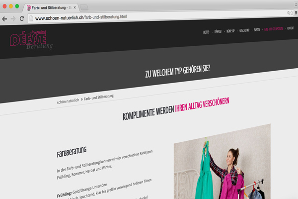 Beispielseite Website